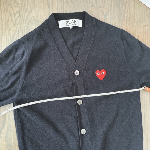 Comme des Garçons Play cardigan- black unisex - Picture 13 of 14